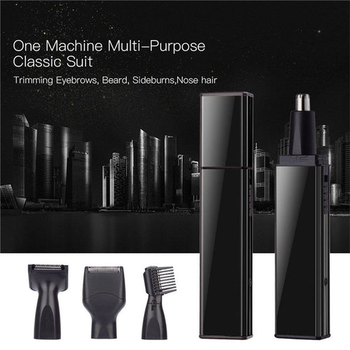 Portable 4 In 1 Rechargable Ear Nose Trimmer Electric Close Shaver